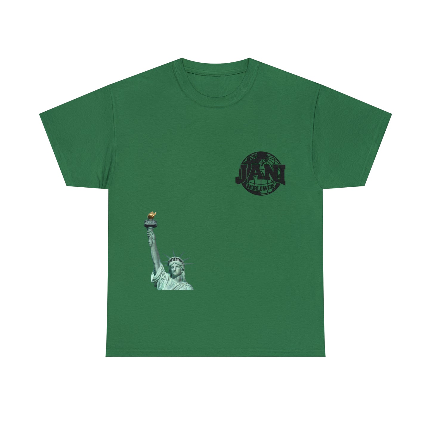 Jani Worldwide Statue of Liberty Unisex Heavy Cotton Tee