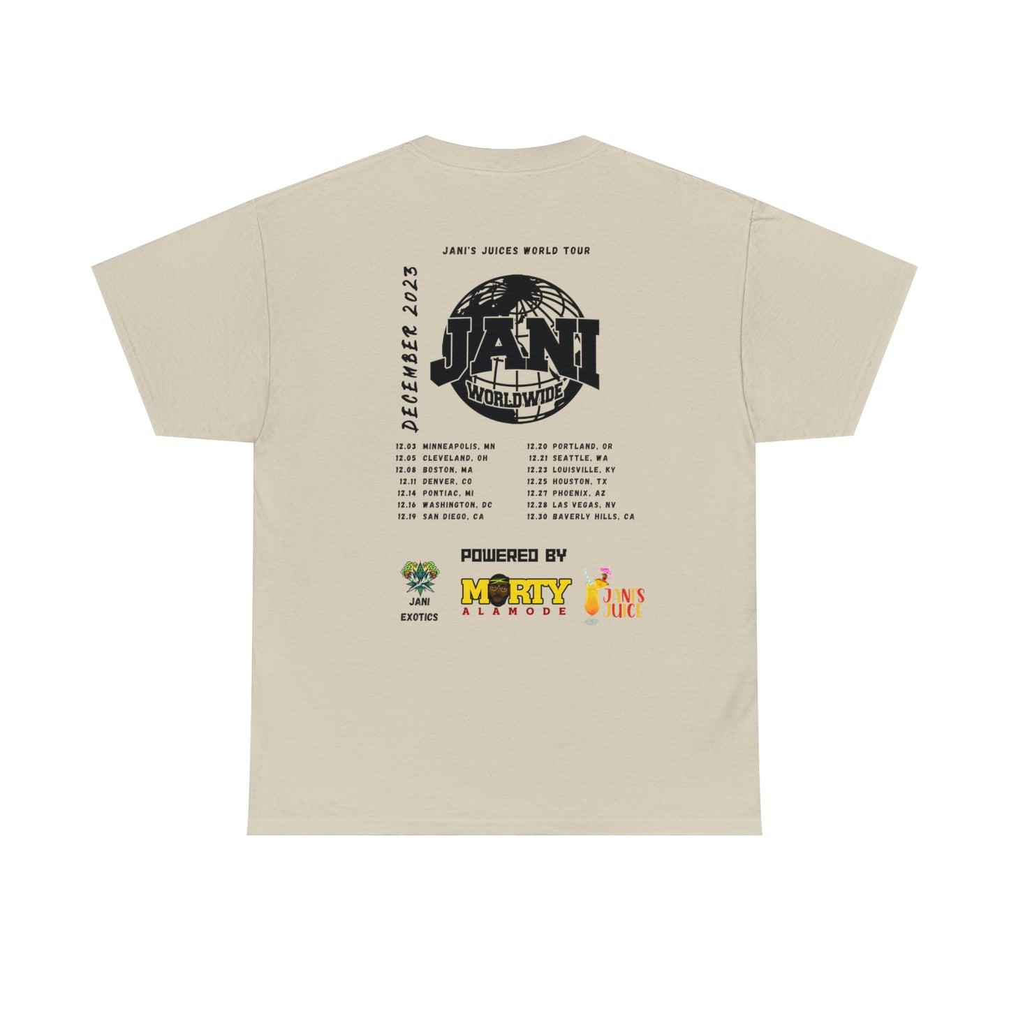 Jani World Tour Unisex Heavy Cotton Tee