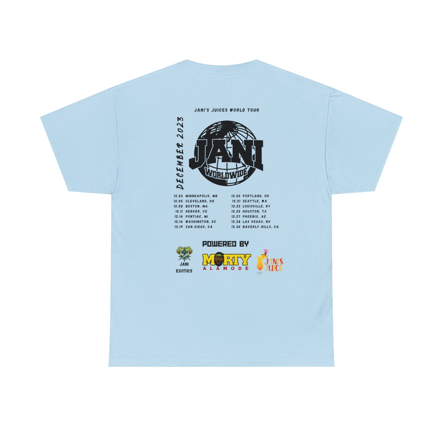 Jani World Tour Unisex Heavy Cotton Tee