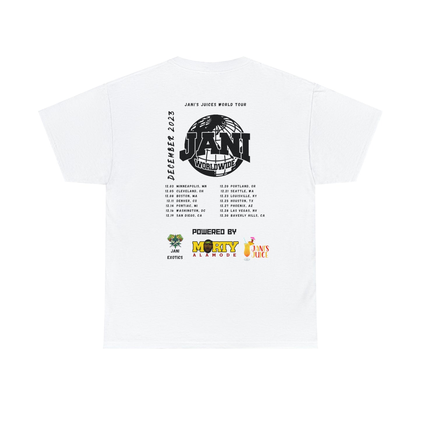 Jani World Tour Unisex Heavy Cotton Tee