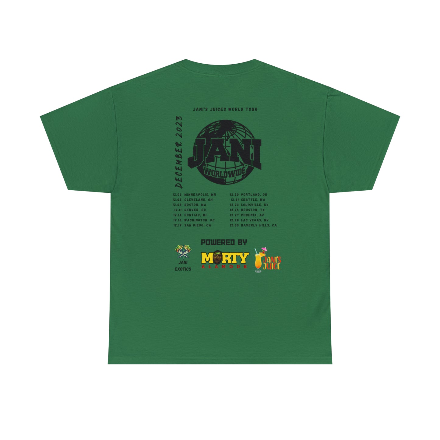 Jani World Tour Unisex Heavy Cotton Tee