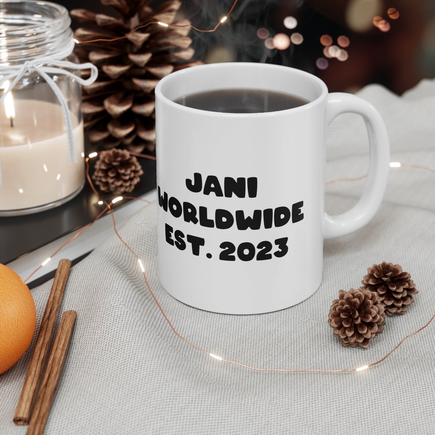 Jani Worldwide Ceramic Mug