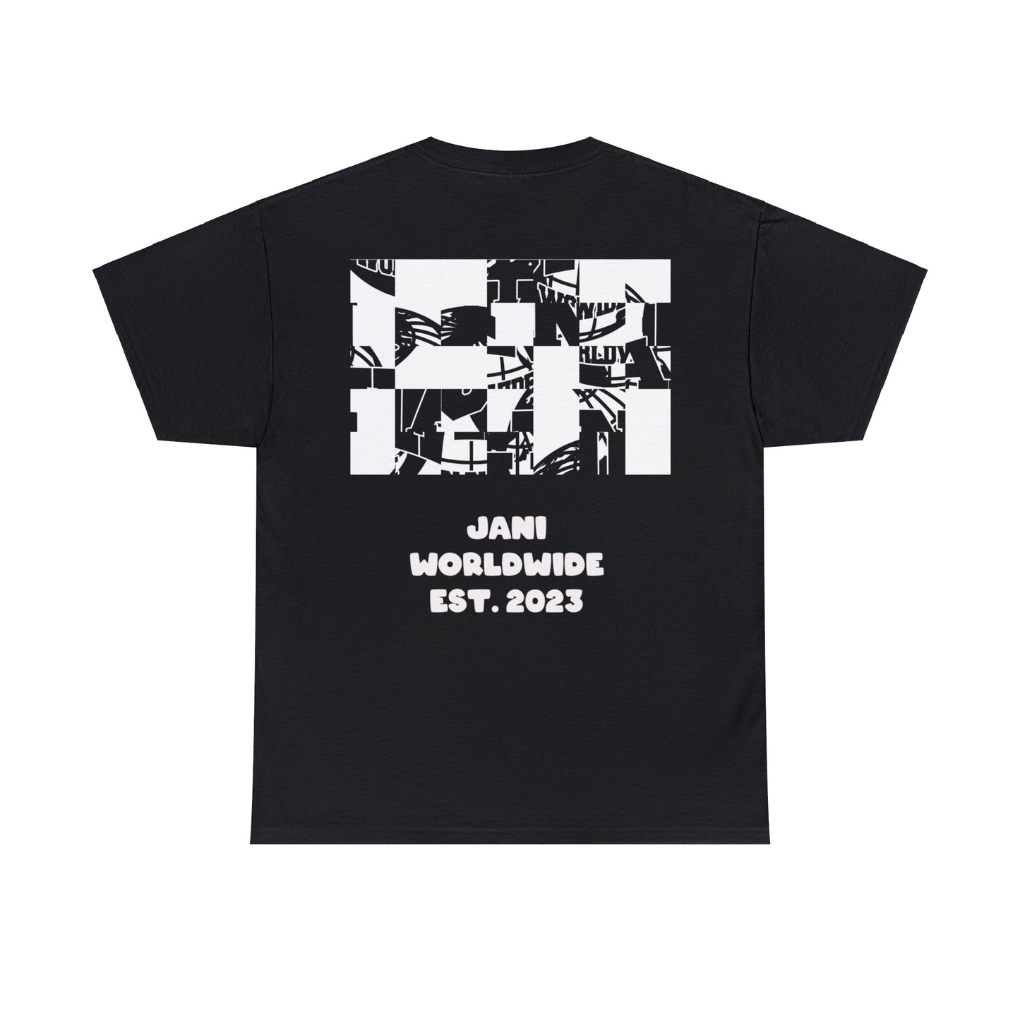 Scrambled Jani Worldwide Unisex Heavy Cotton Tee