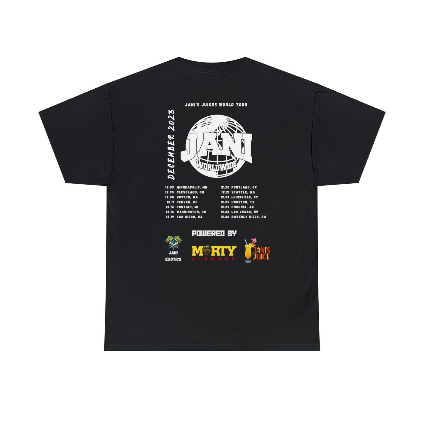 Jani World Tour Unisex Heavy Cotton Tee